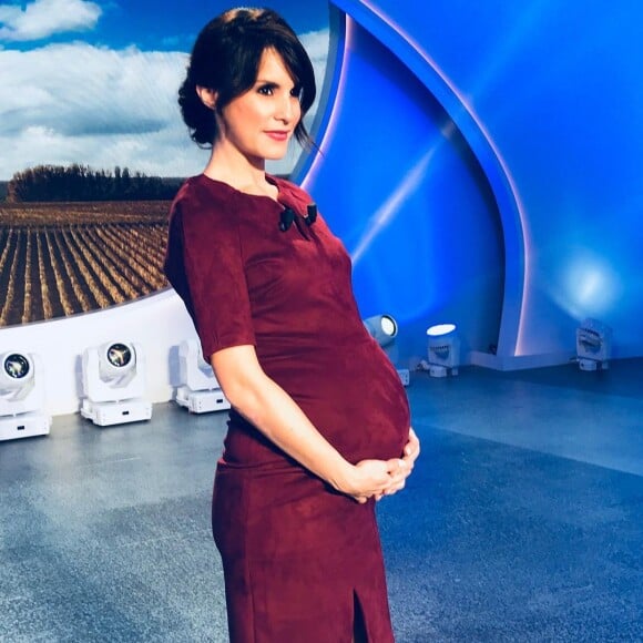 Marion Jollès-Grosjean, enceinte, sur Instagram.