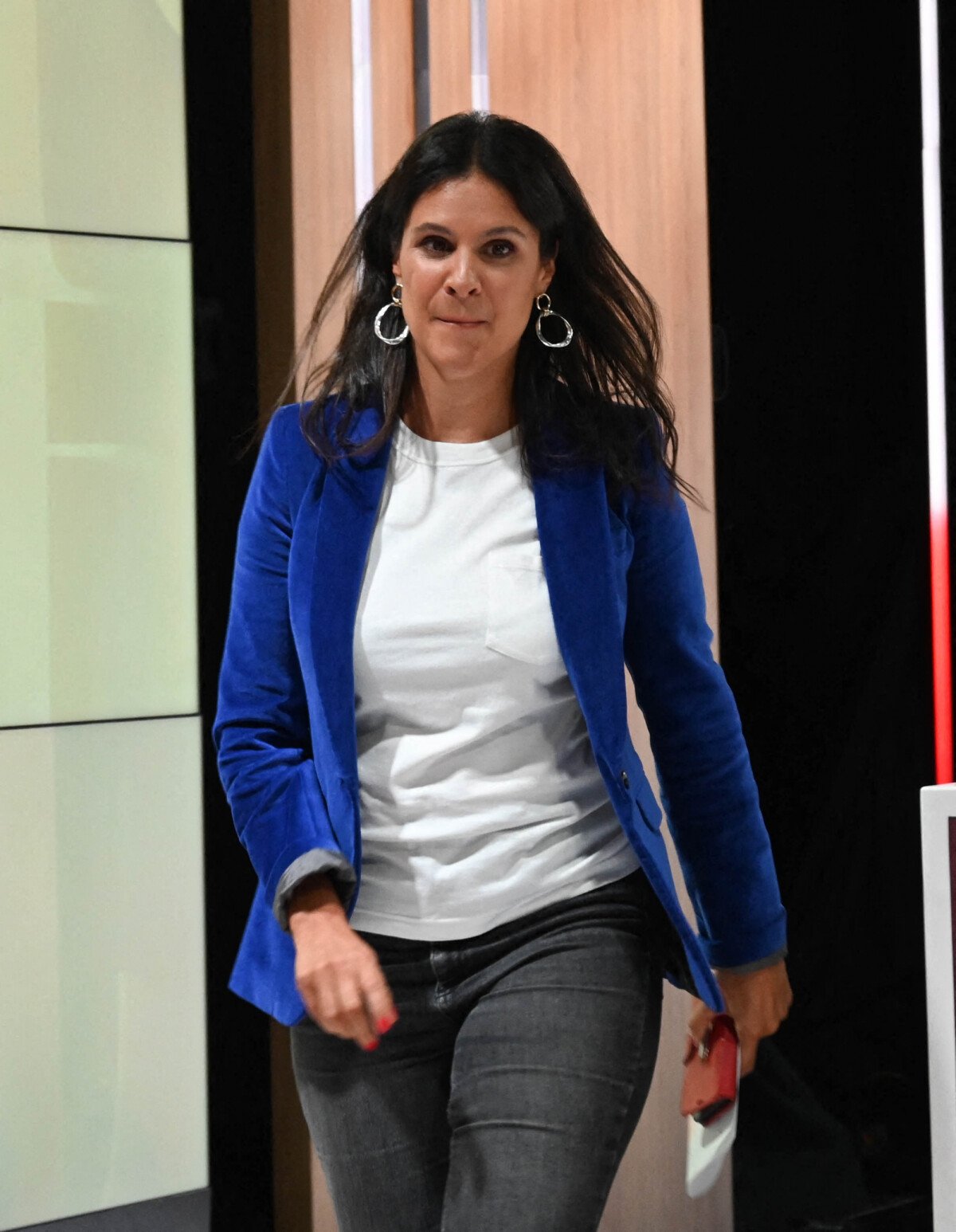 Photo Apolline de Malherbe Conférence de rentrée BFM TV à Paris