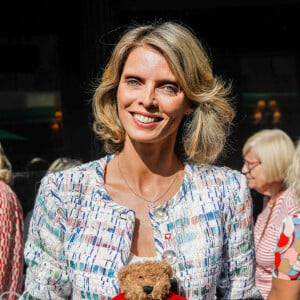 Sylvie Tellier lors du lancement de la 10ème édition de l'opération "Les petits déjeuners du coeur" au café de la Paix à Paris, France, le 15 juin 2022. L'opération a lieu du 15 au 22 juin 2022. Durant cette période le célèbre Café de la Paix remet à la carte ses petits déjeuners solidaires, dont tous les fonds seront reversés à l'association "Mécénat Chirurgie Cardiaque". © Christophe Clovis/Bestimage