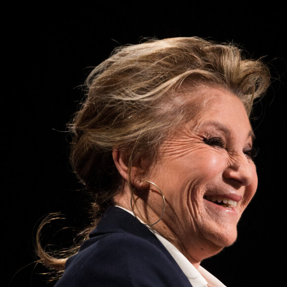 Exclusif - Sheila - Enregistrement de l'émission "La Boîte à secrets 4" à Paris, présentée par F.Bollaert, et diffusée le 10 avril sur France 3. Le 23 janvier 2020 © Tiziano Da Silva / Bestimage