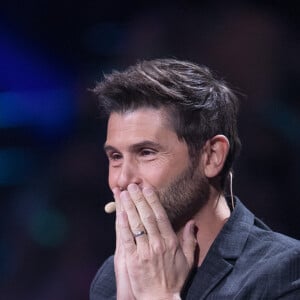 Exclusif - Christophe Beaugrand - Enregistrement de l'émission "La Chanson secrète 11" à Paris, diffusée le 24 juin sur TF1. Le 15 janvier 2022 © Jacovides-Moreau / Bestimage
