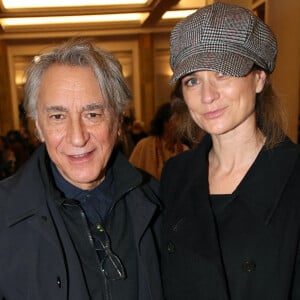 Exclusif - Richard Berry et sa femme Pascale Louange - People lors de la représentation du ballet de danse "Mosaïques" de J.Lestel à la Salle Pleyel à Paris. © Bertrand Rindoff Petroff / Bestimage 