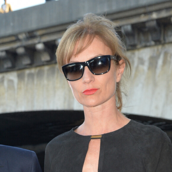 Richard Berry et sa femme Pascale Louange - Soirée de gala de la "Maud Fontenoy Fondation" à bord de la péniche Ducasse sur Seine à Paris le 6 juin 2019. © Veeren/Bestimage 