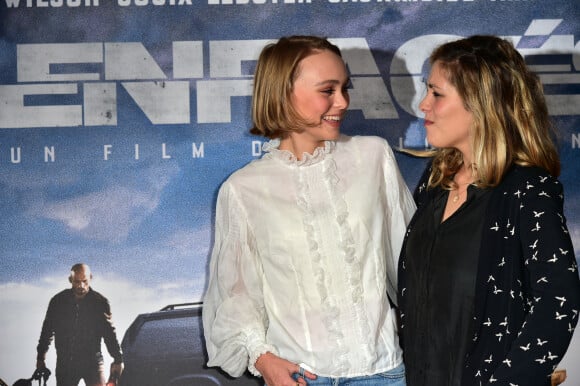 Lily-Rose Depp et Alysson Paradis - Avant-Première du film "Les Enragés" au cinéma UGC Les Halles à Paris le 28 septembre 2015. 