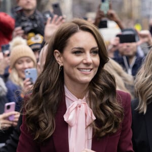 Kate Catherine Middleton, princesse de Galles - Le prince et la princesse de Galles en visite au centre Roca à Chelsea dans le Massachusetts, à l'occasion de leur voyage officiel aux Etats-Unis. Le 1er décembre 2022 