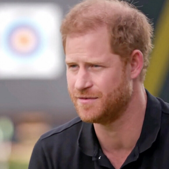 Le prince Harry donne une interview pour le "Today Show" à La Haye, le 19 avril 2022. © JLPPA/Bestimage 