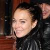 Lindsay Lohan rentre à son hôtel à 4h30 du matin après s'être rendue au club Mahiki à Londres le 17 février 2010