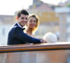 Mariage de Alvaro Morata et Alice Campello à Venise le 17 juin 2017.