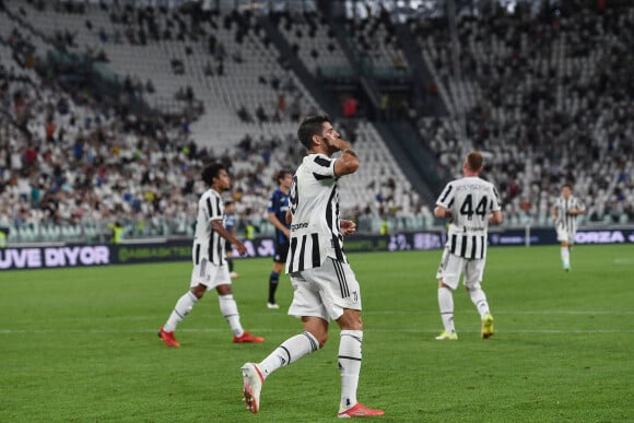 Alvaro Morata - Match de football amical Juventus VS Atalanta à Turin. © Image Sport / Panoramic / Bestimage