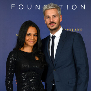Exclusif - Christina Milian et son mari M. Pokora (Matt Pokora) - Photocall du gala annuel de la Fondation Elina Svitolina au Yacht Club de Monaco. Le 2 décembre 2022 © Bruno Bebert / Bestimage