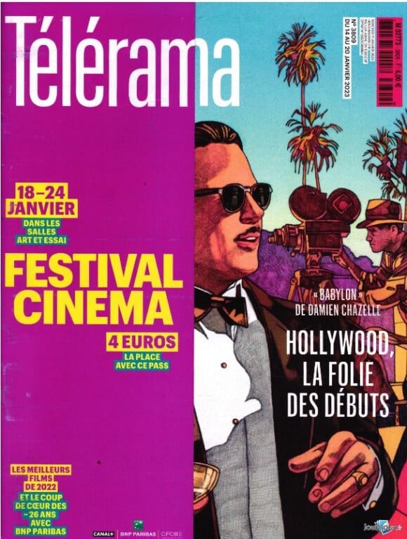 Couverture du magazine "Télérama"