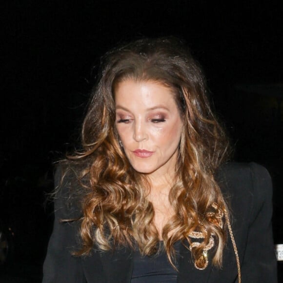 Exclusif - Lisa Marie Presley assiste à la célébration de l'anniversaire d'Elvis à West Hollywood le 8 janvier 2023.