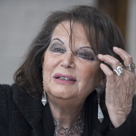 Claudia Cardinale en conférence de presse et séance de dédicace à West Hollywood. Le 31 janvier 2019