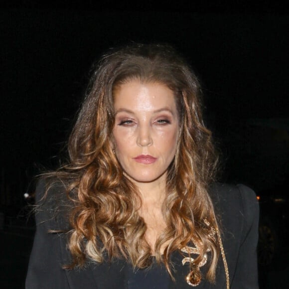 Exclusif - Lisa Marie Presley assiste à la célébration de l'anniversaire d'Elvis à West Hollywood le 8 janvier 2023.