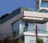 Shakira a installé une décoration de sorcière sur son balcon, juste en face de la maison de son ancienne belle-mère, la mère de Gerard Piqué. Barcelone, le 14 janvier 2023. Photo Gtres/ABACAPRESS.COM