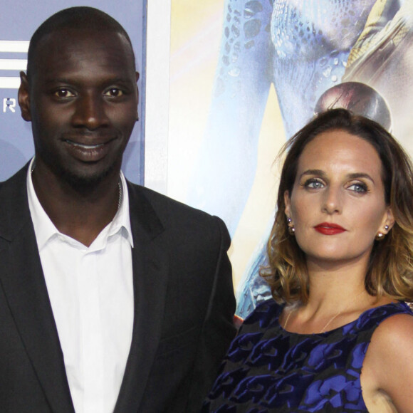 Omar Sy et sa femme Hélène à la première du film "Days of Future Past" au centre Jacob Javits à New York