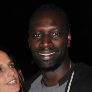 Omar Sy et sa femme Hélène - Soirée pour la sortie du jeu "Fifa 14" à la Gaîté Lyrique à Paris. Le 23 septembre 2013