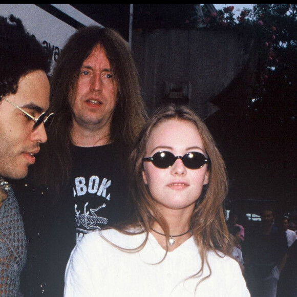 Archives - Vanessa Paradis et Lenny Kravitz à Roland Garros en 1992.