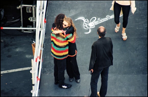 Archives - Lenny Kravitz et Vanessa Paradis à La Rochelle en 1993.