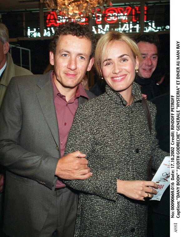 Dany Boon et Judith Godrèche en 2002