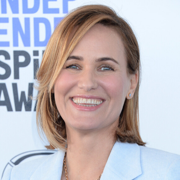 Judith Godrèche lors du photocall de la soirée de la 35ème édition des Film Independant Spirit Awards à Los Angeles le 8 février 2020.