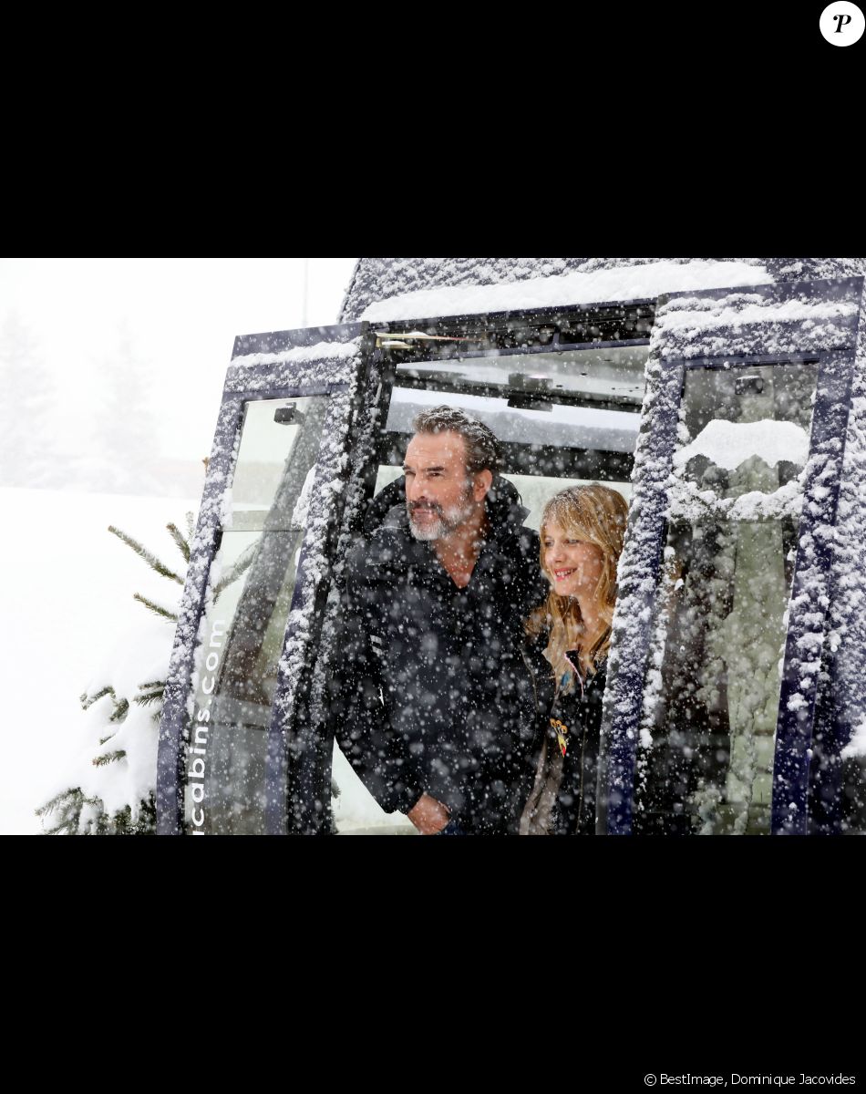 Mélanie Laurent et Jean Dujardin pour le film "Le retour du héros" lors du 21e Festival international du film de comédie de l'Alpe d'Huez le 20 janvier 2018. © Dominique Jacovides / Bestimage