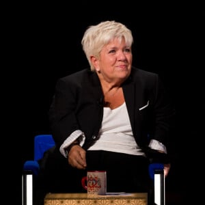 Exclusif - Mimie Mathy - Enregistrement de l'émission "La Boîte à secrets 4" à Paris, présentée par F.Bollaert, et diffusée le 10 avril sur France 3. Le 23 janvier 2020 © Tiziano Da Silva / Bestimage