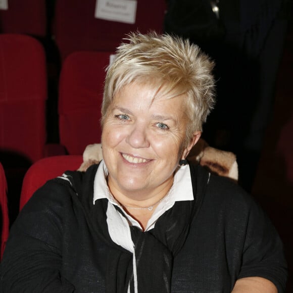 No Web - Mimie Mathy lors de la réception organisée en l'honneur de l'entrée de Nikos Aliagas au musée Grévin. Paris, le 7 décembre 2016. © Christophe Aubert via Bestimage