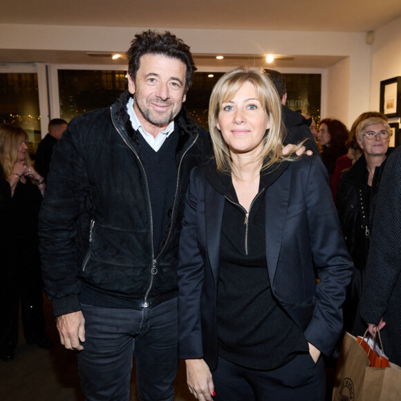 Exclusif - Amanda Sthers et Patrick Bruel - Vernissage de l'exposition d'Amanda Sthers "Le lendemain, tout a changé" à Paris. © Cyril Moreau / Bestimage 