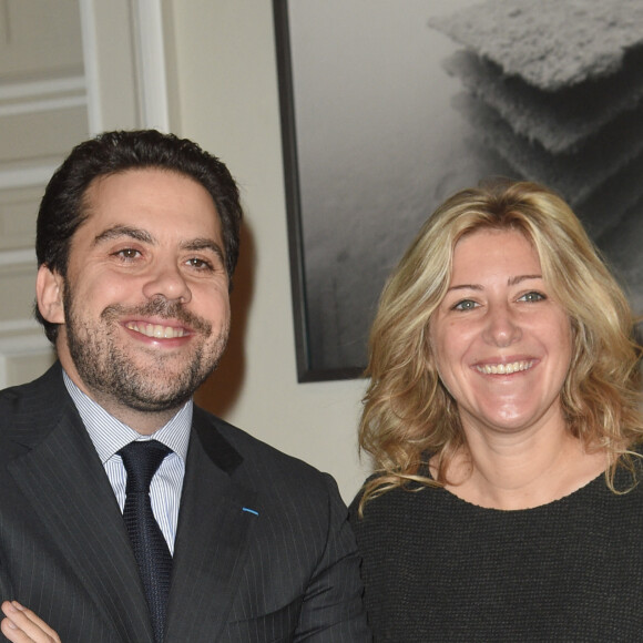 Patrick Klugman et Amanda Sthers - L'acteur américain James Caan reçoit la médaille Vermeil de la ville de Paris à l'hôtel de ville de Paris, le 6 décembre 2018. © Coadic Guirec/Bestimage