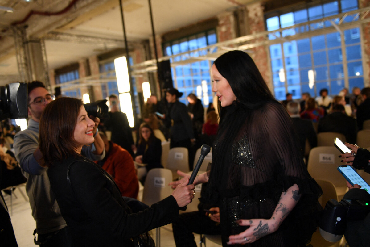 Photo : Noah Cyrus - Front Row au défilé de mode Haute-Couture