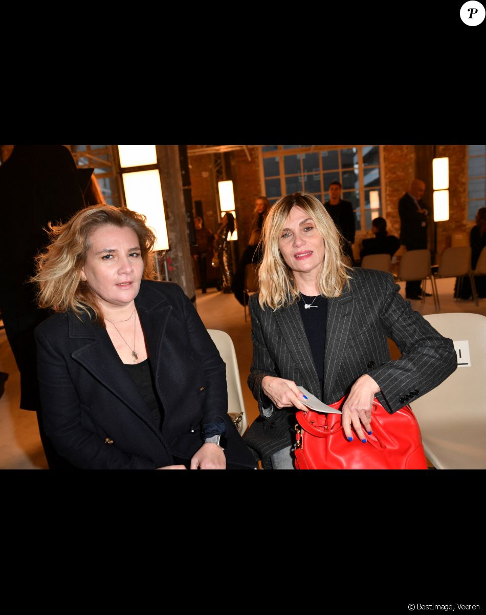 Marie-Amélie Seigner et Emmanuelle Seigner - Front Row au défilé de mode Haute-Couture Alexandre Vauthier au 50 boulevard Lefebvre lors de la Fashion Week Printemps-été de Paris, France. © Veeren/Bestimage