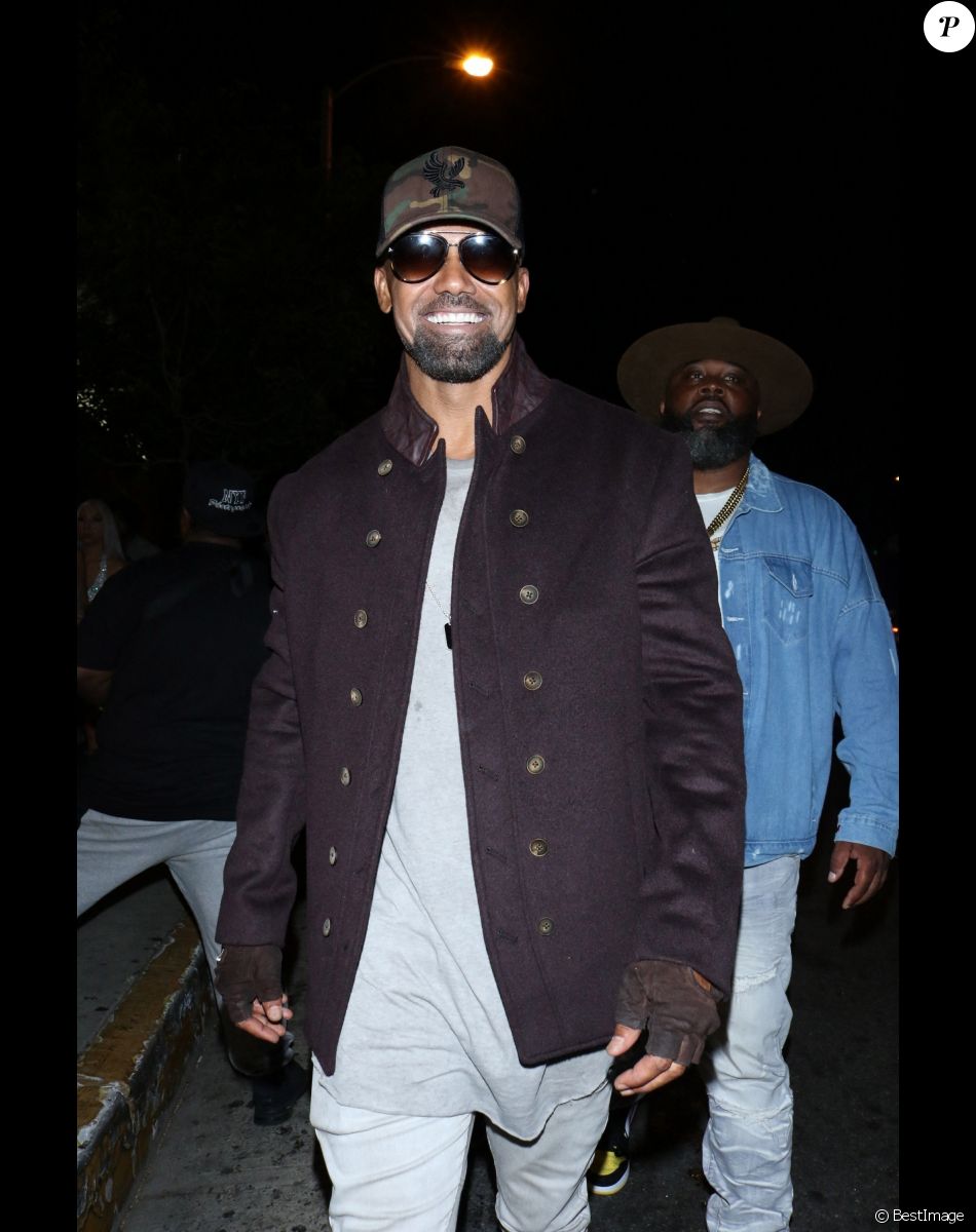 Shemar Moore quitte le club Bootsy Bellows à West Hollywood, le 16 août 2019.