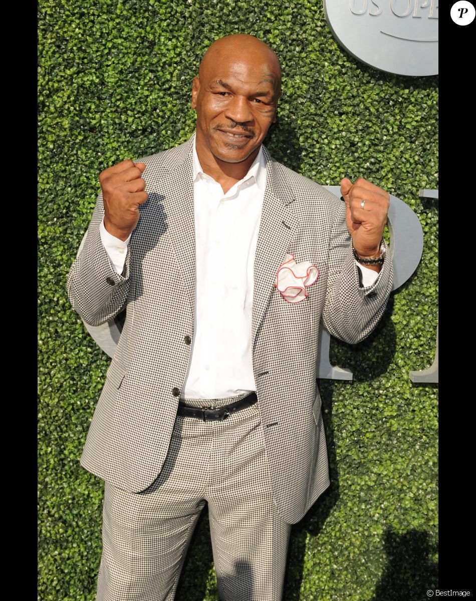 Info - Mike Tyson visé par une nouvelle plainte pour viol - Info - Mike Tyson remonte sur le ring à 54 ans pour un combat exhibition - Mike Tyson - People à l'ouverture de l'US Open à New York le 29 août 2016.
