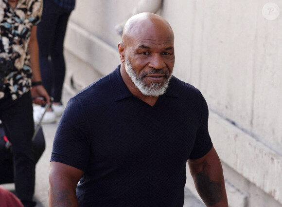 Info - Mike Tyson visé par une nouvelle plainte pour viol - Mike Tyson arrive à l'émission "Jimmy Kimmel Live!" à Los Angeles, le 16 juin 2022.