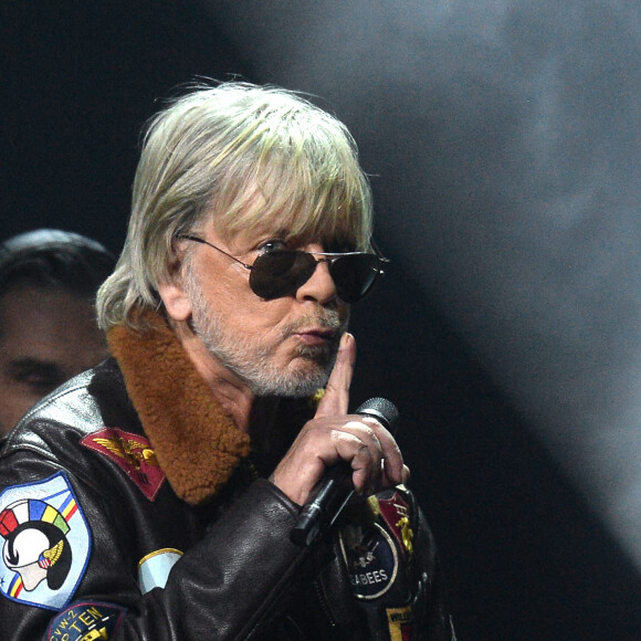 Le chanteur Renaud (Renaud Séchan) (Prix spécial de la Sacem) - Grand Prix Sacem 2018 à la salle Pleyel à Paris présenté par V. Dedienne, le 10 décembre 2018. © Veeren/Bestimage