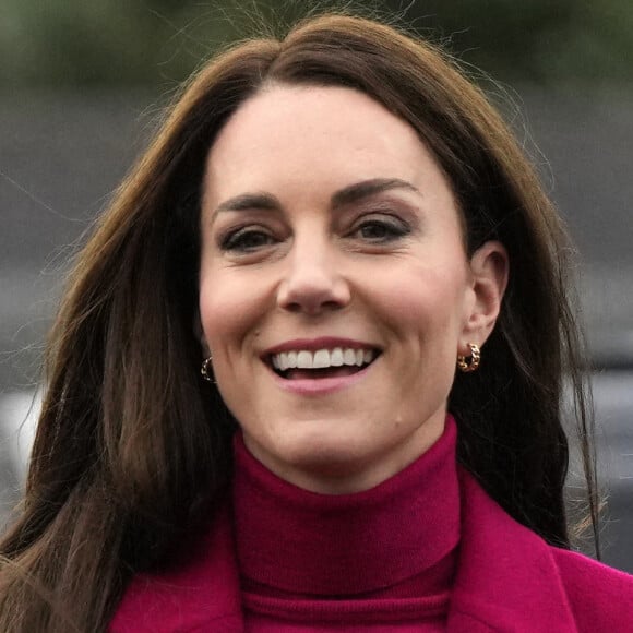 Kate Catherine Middleton, princesse de Galles, à son arrivée au Windsor Foodshare à Windsor. Le 26 janvier 2023 