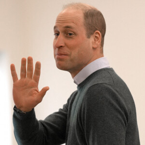 Le prince William, prince de Galles, et Catherine (Kate) Middleton, princesse de Galles, à son arrivée au Windsor Foodshare à Windsor. Le 26 janvier 2023 