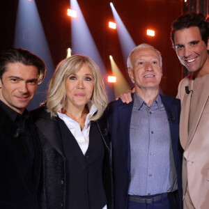 Exclusif - Gautier Capuçon, Brigitte Macron, Didier Deschamps, Mika - Backstage de l'enregistrement de l'émission "Le gala des Pièces Jaunes, le concert événement" au Zenith de Paris, et diffusée le 28 janvier sur France 2. Le 25 janvier 2023 © Dominique Jacovides / Bestimage 