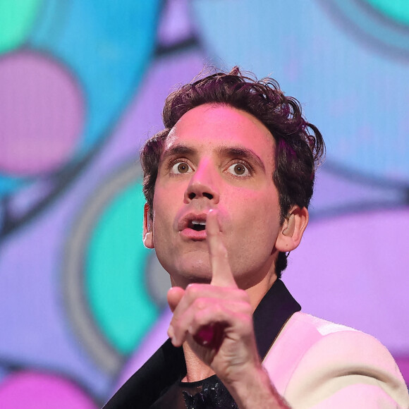 Exclusif - Mika - Enregistrement de l'émission "Le gala des Pièces Jaunes, le concert événement" au Zenith de Paris, diffusée le 28 janvier sur France 2. Le 25 janvier 2023 © Dominique Jacovides / Bestimage 