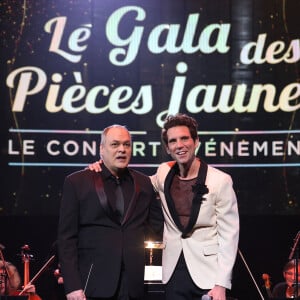 Exclusif - Mika - Enregistrement de l'émission "Le gala des Pièces Jaunes, le concert événement" au Zenith de Paris, diffusée le 28 janvier sur France 2. Le 25 janvier 2023 © Dominique Jacovides / Bestimage 