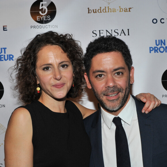 Exclusif - Emma Luchini (réalisatrice) et Manu Payet - Cocktail pour le film "Un début prometteur" au Buddha-Bar à Paris, le 24 septembre 2015. 
