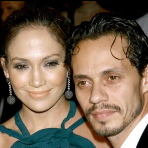 Jennifer Lopez et son ex-mari Marc Anthony à Downtown Ciprianis pour leur concert.