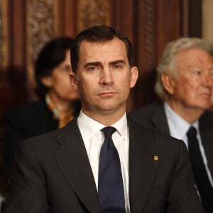 L'infante Cristina d'Espagne, la princesse Letizia et le prince Felipe d'Espagne - Veillée funèbre pour Juan Antonio Samaranch au palais de la Generalitat de Catalunya de Barcelone