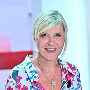 Exclusif - Chantal Ladesou - Enregistrement de l'émission "Vivement Dimanche" au Studio Gabriel à Paris, présentée par M.Drucker et diffusée le 18 septembre sur France 3 © Guillaume Gaffiot / Bestimage 