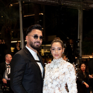 Thomas Vergara et sa femme Nabilla Benattia (enceinte) - Montée des marches du film " Stars At Noon " lors du 75ème Festival International du Film de Cannes. Le 25 mai 2022 © Cyril Moreau / Bestimage 