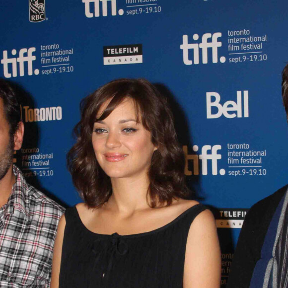 Gilles Lellouche, Marion Cotillard et Guillaume Canet - Conférence de presse du film Les Petits Mouchoirs au Festival international du film de Toronto en 2010