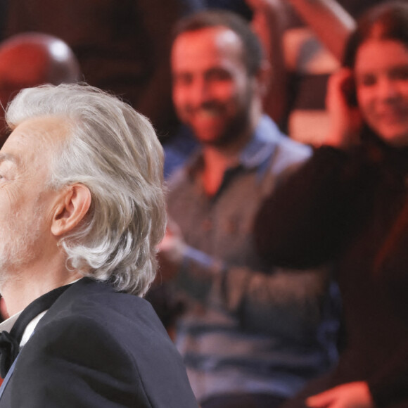 Exclusif - Jean-marie Bigard, Danielle Moreau, Gilles Verdez - Sur le plateau de l'émission TPMP (Touche Pas à Mon Poste) présentée en direct par C.Hanouna et diffusée sur C8 - Paris le 02/01/2023 - © Jack Tribeca / Bestimage 