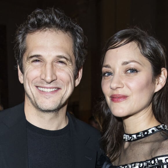 Guillaume Canet et sa compagne Marion Cotillard (en Chanel) - Intérieur du dîner Chanel des révélations César 2020 au Petit Palais à Paris, le 13 janvier 2020. © Olivier Borde/Bestimage 