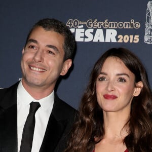 Charlotte Le Bon et son compagnon Ali Baddou - Photocall de la 40ème cérémonie des César au théâtre du Châtelet à Paris. Le 20 février 2015